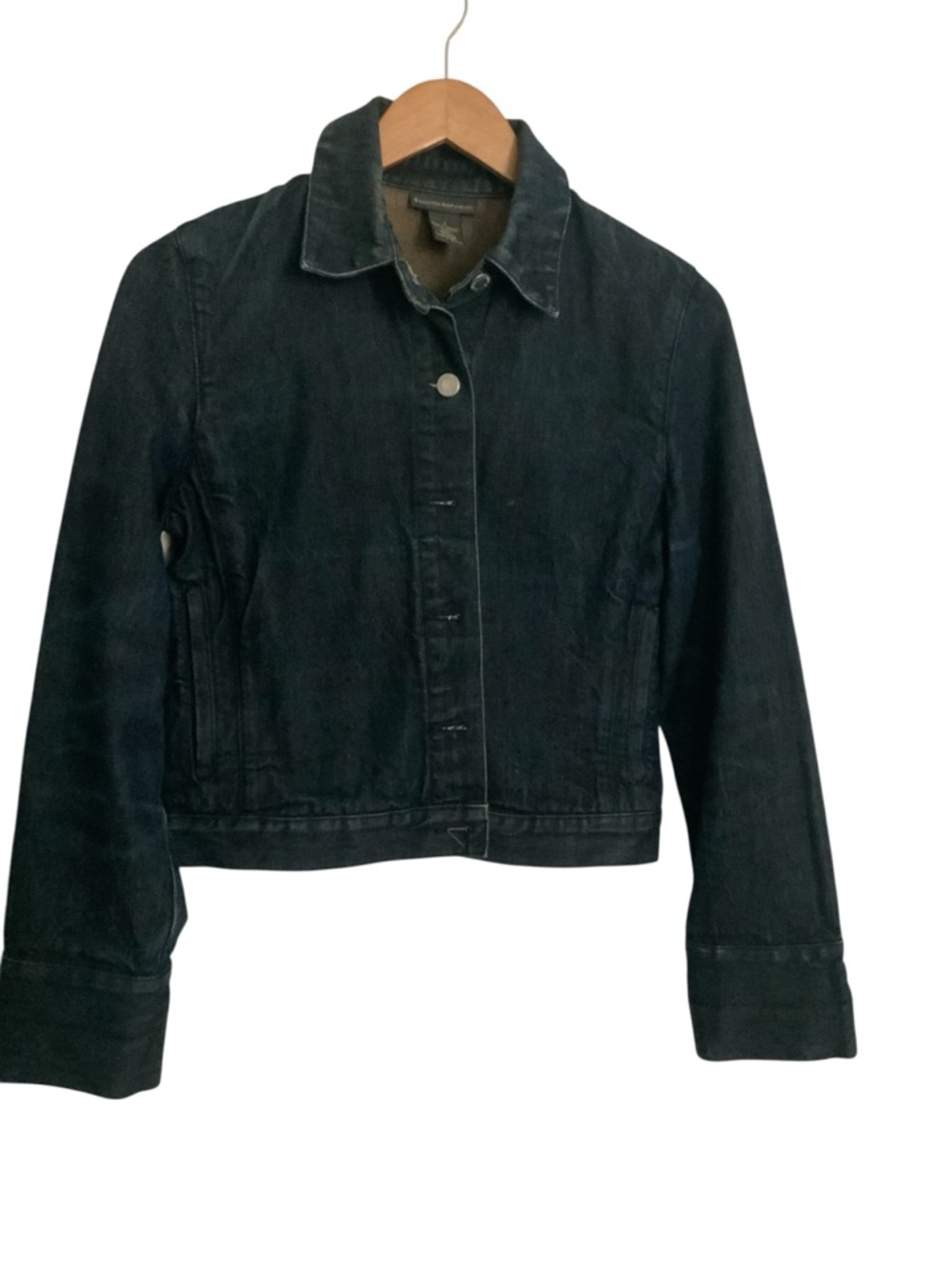 Vintage Banana Republic Navy Blue Denim Jean Jacket SZ S